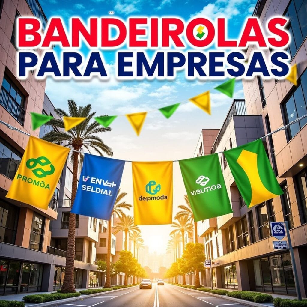 Bandeirolas Gráfica impressão digital offset