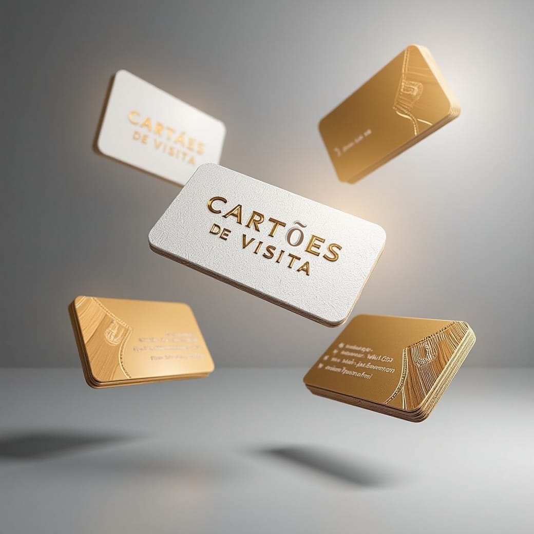 catões de visita Capa de Carnê