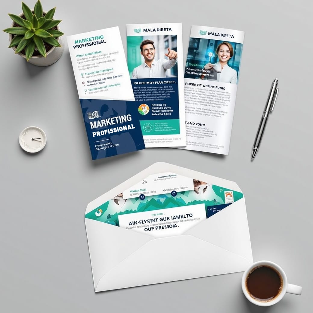 folder e mala direta eleições