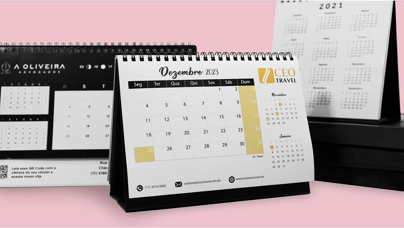 Calendários personalizada20 BANNERS